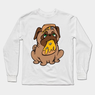 Pizza Pug Long Sleeve T-Shirt